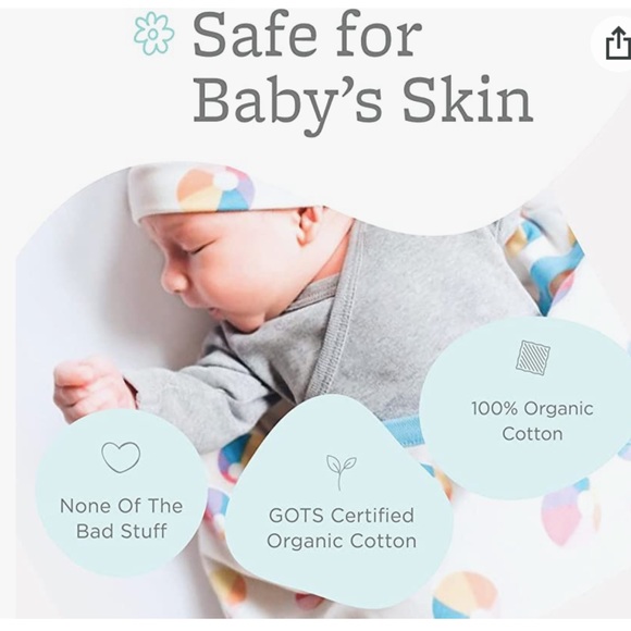 3-Pack NWOT Organic L/S bodysuit’s Monica & Andy - Picture 8 of 8